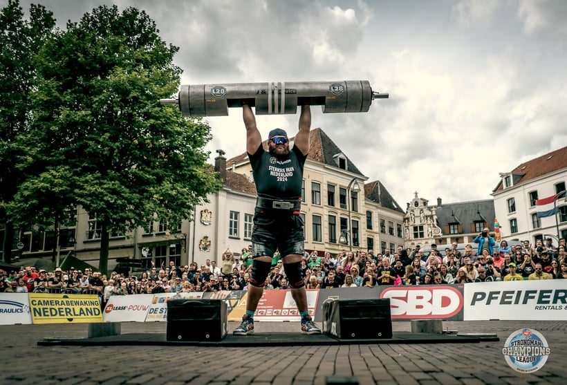 Kevin Hazeleger voor de derde keer Sterkste Man van Nederland