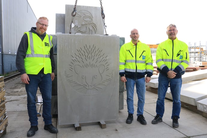 vlnr Stephan Hartwich Steven Hartog en Marten Koops